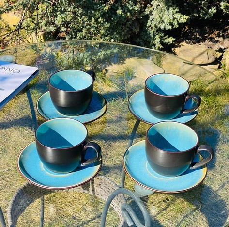 Набір 4 чашки + 4 блюдця чайний Holland 300 мл