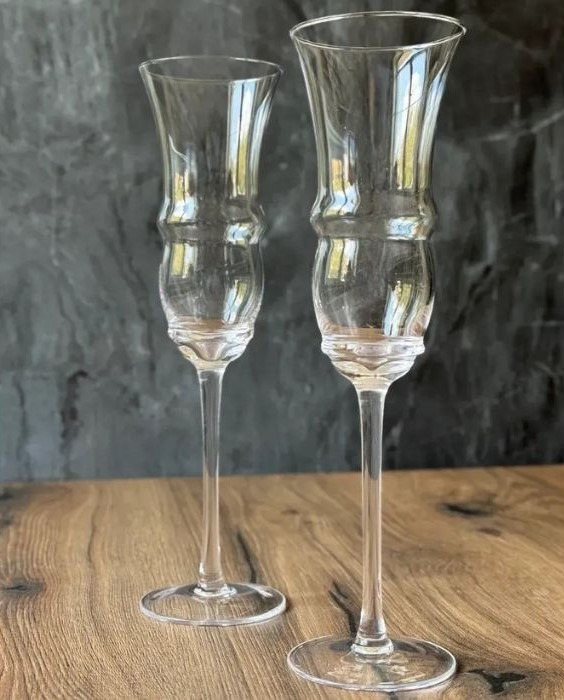 Набір келихів для шампанського 220 мл  "Гоблет" 6 шт 