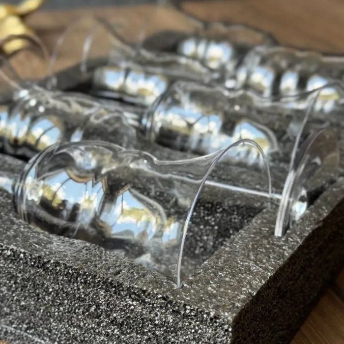 Набір келихів для шампанського 220 мл  "Гоблет" 6 шт 