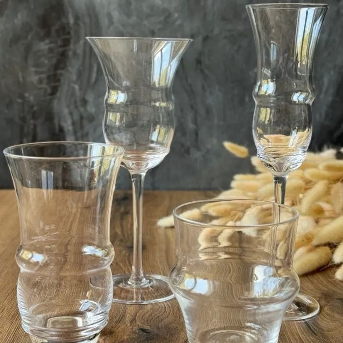 Набір келихів для шампанського 220 мл  "Гоблет" 6 шт 