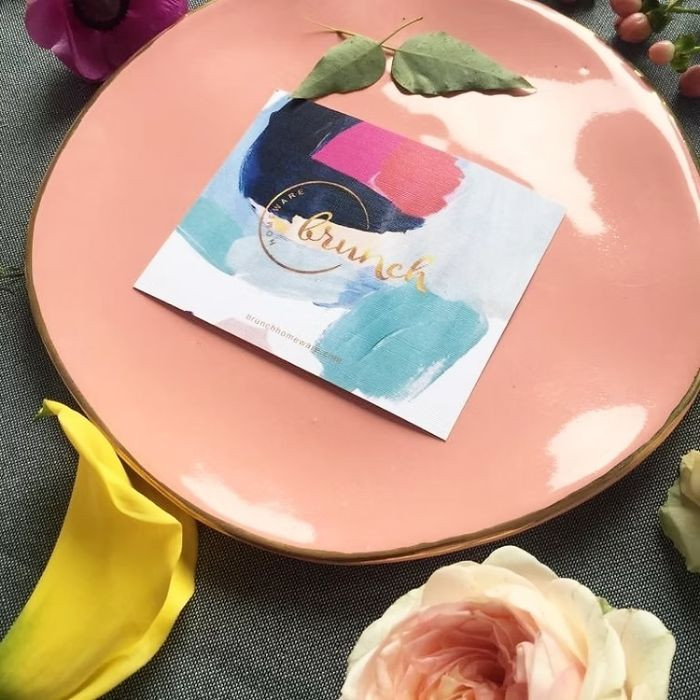 Тарелка Sunny brunch