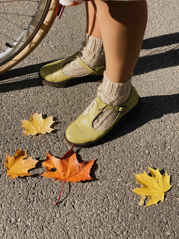 В'язані шкарпетки Kossa (Бежеві)