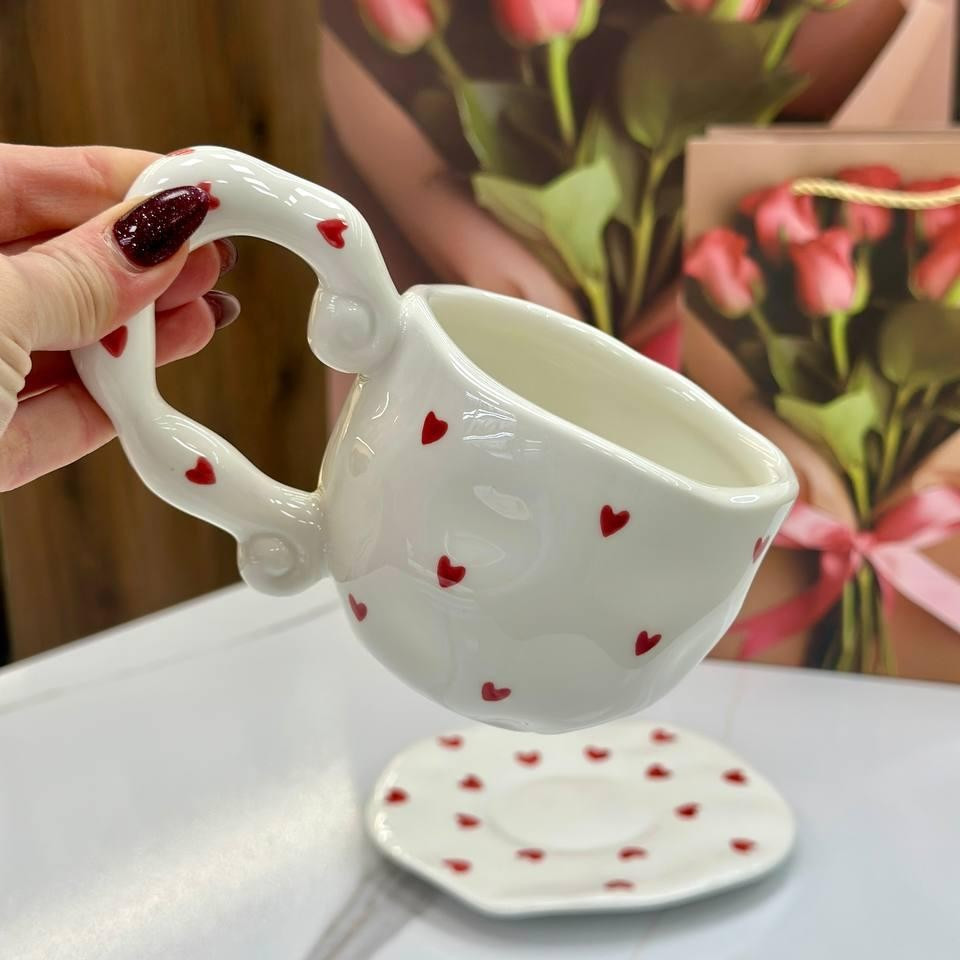 Чашка с блюдцем Sweetheart