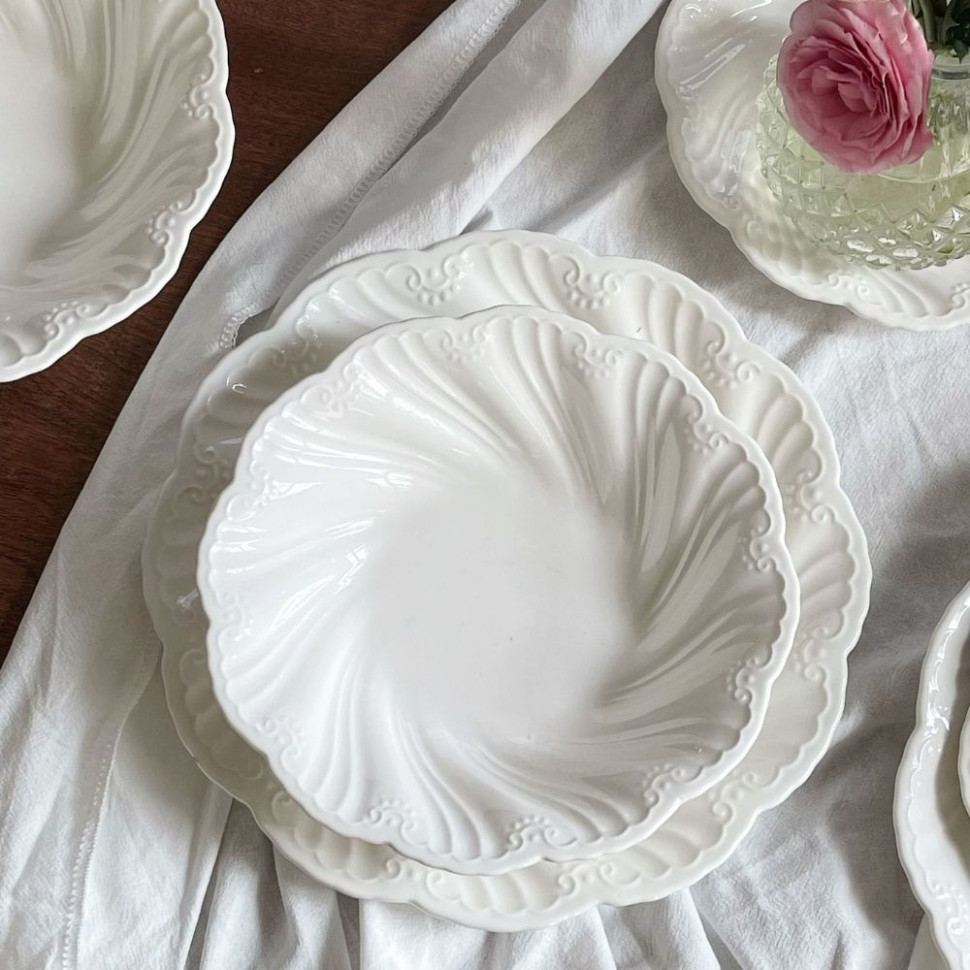 Тарелка Winter watercolor