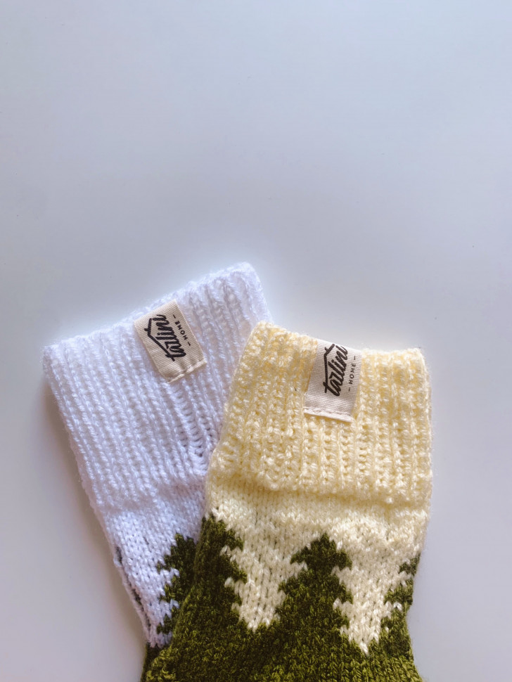 В'язані шкарпетки Wzutti Soft (Зелені)