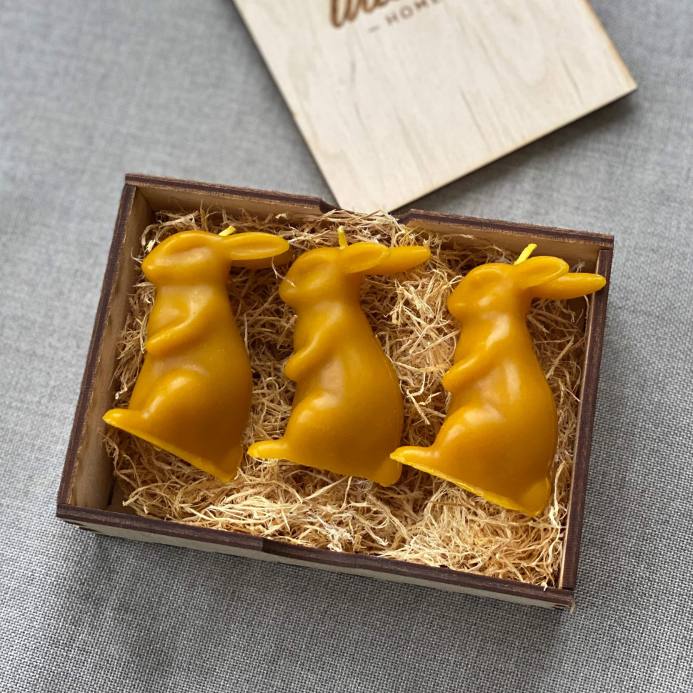 Восковая свеча Rabbits 