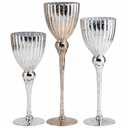 Набір з трьох підсвічників Elegance