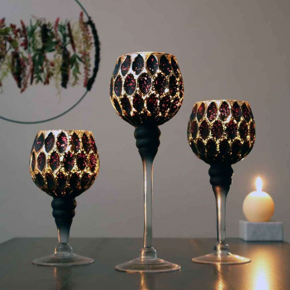 Набор подсвечников Velvet 3 шт