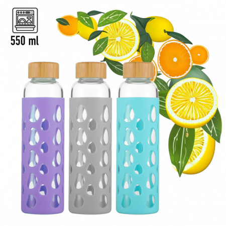 Стеклянная бутылка Dots