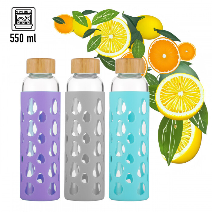 Стеклянная бутылка Dots