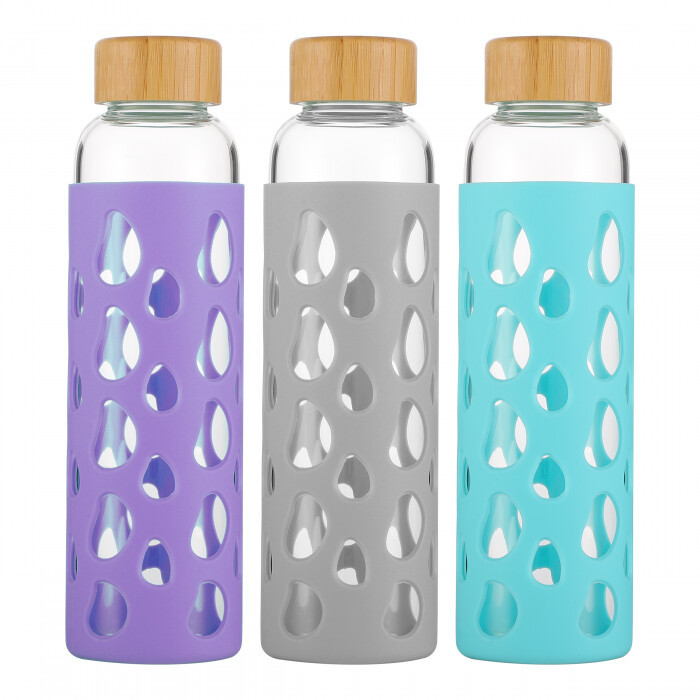 Стеклянная бутылка Dots