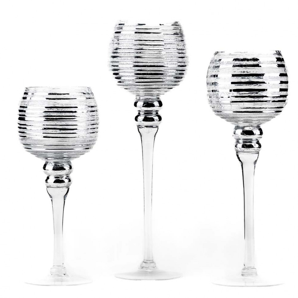 Набор подсвечников Glow 3 шт