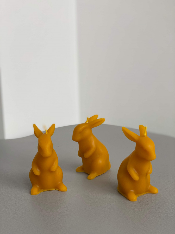 Набор восковых свечей Rabbits (3 шт)