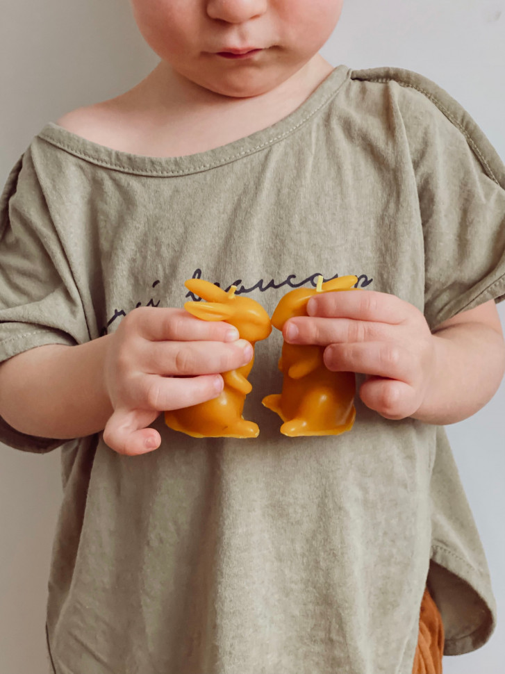 Набор восковых свечей Rabbits (3 шт)