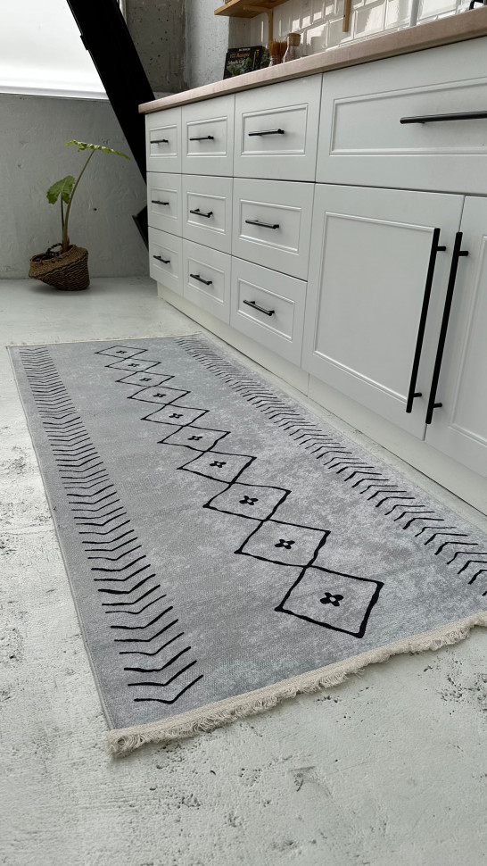 Безворсовий килим Aztec gray