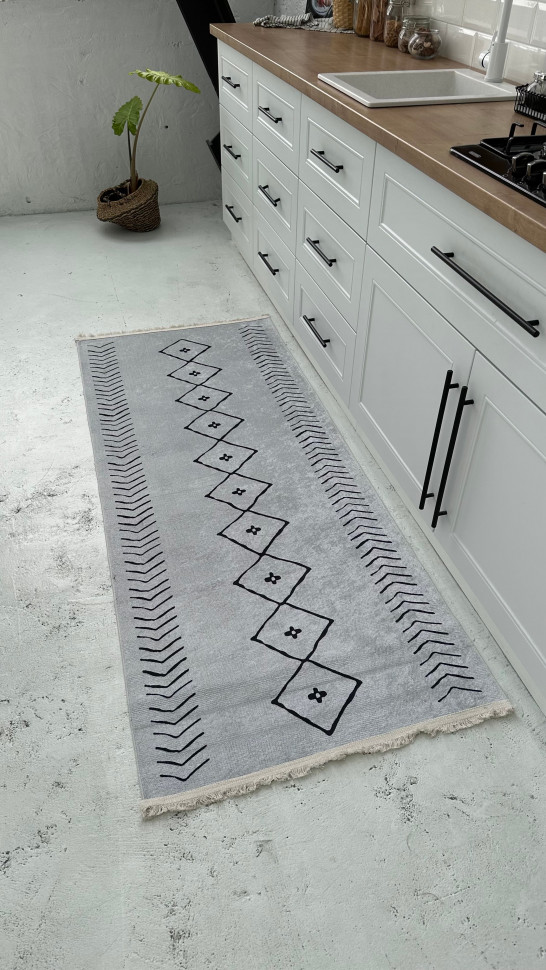 Безворсовий килим Aztec gray