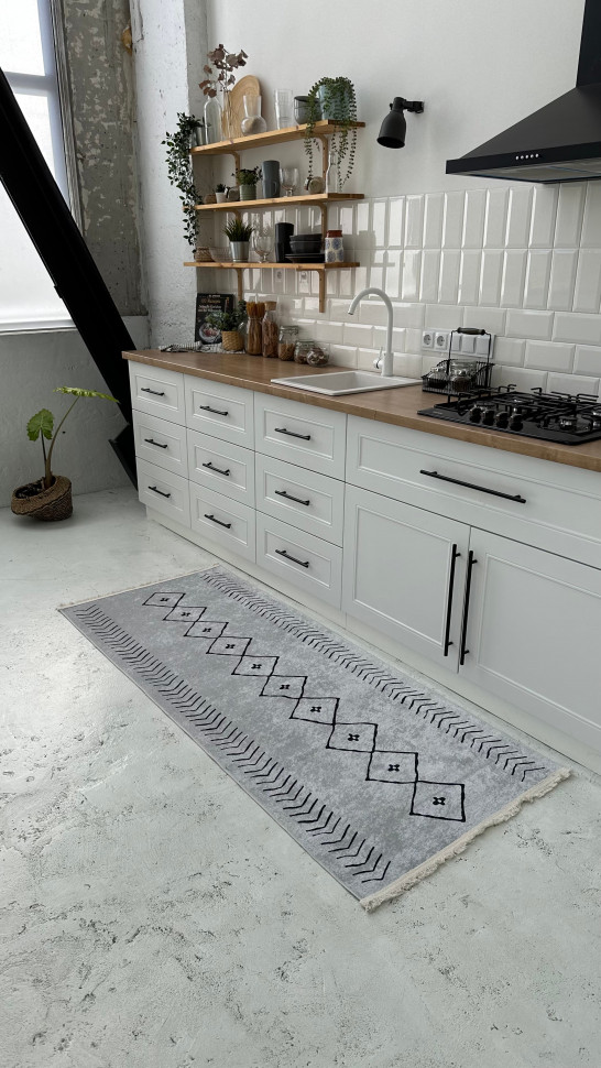 Безворсовий килим Aztec gray