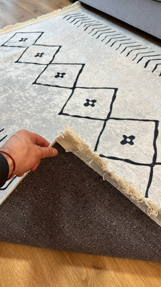 Безворсовий килим Aztec gray