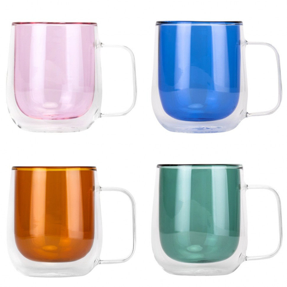 Стеклянная кружка с двойной стенкой Kaleidoscope (250мл)  