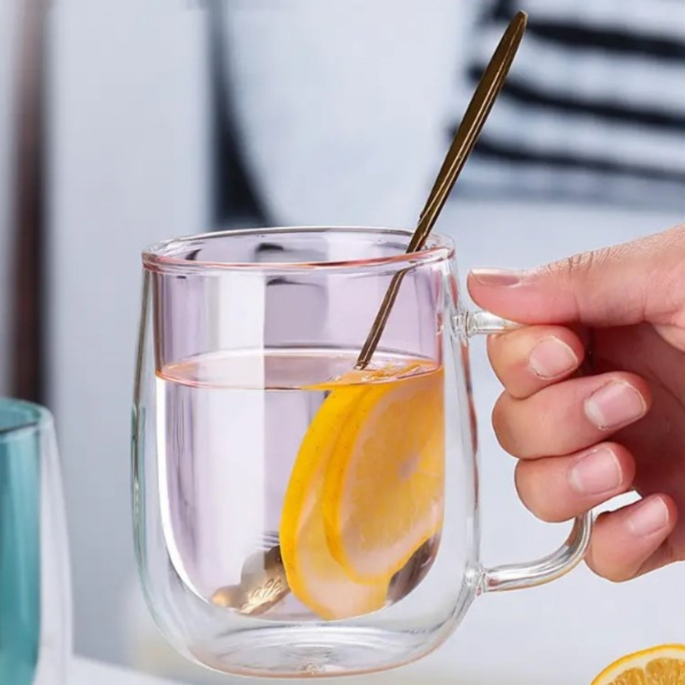 Стеклянная кружка с двойной стенкой Kaleidoscope (250мл)  