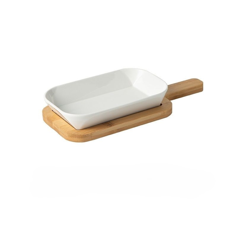 Тарелка квадратная Snow-white