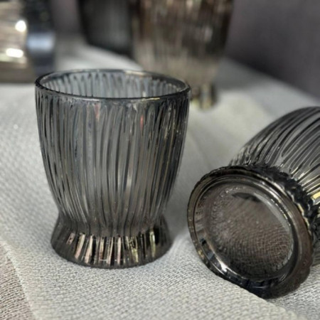 Набір склянок для води Bundle 270 мл 6 шт, графіт