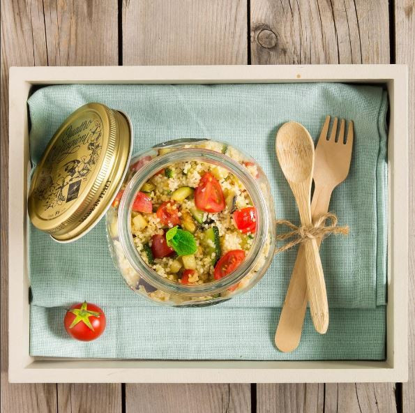 Стеклянная емкость Golden