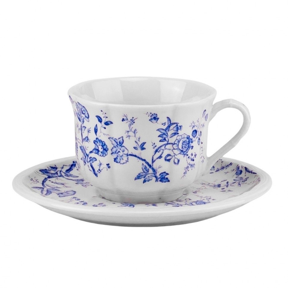 Чашка с блюдцем Blue Dreams (набор 12 предметов)