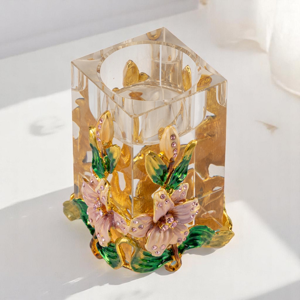 Підсвічник Golden flowers