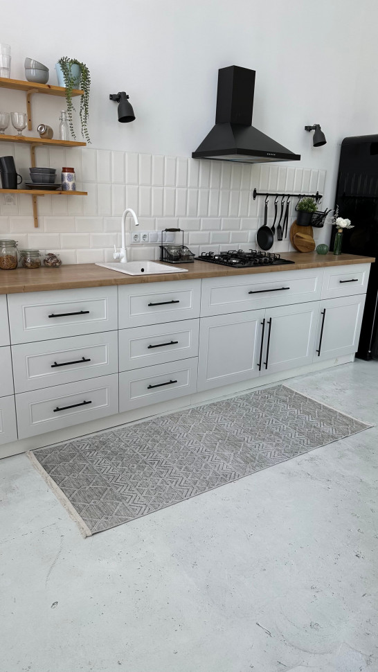 Безворсовий килим Gray