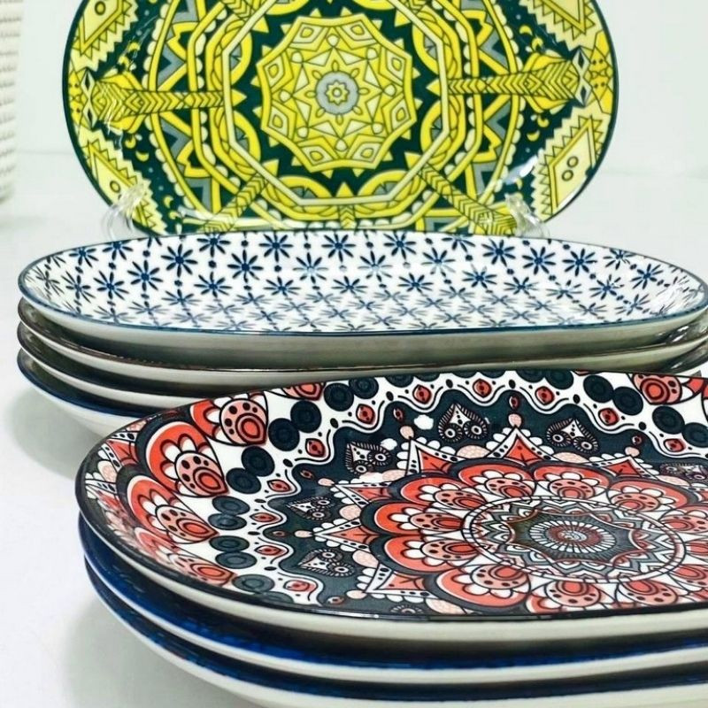 Тарілка овальна Тригір'я