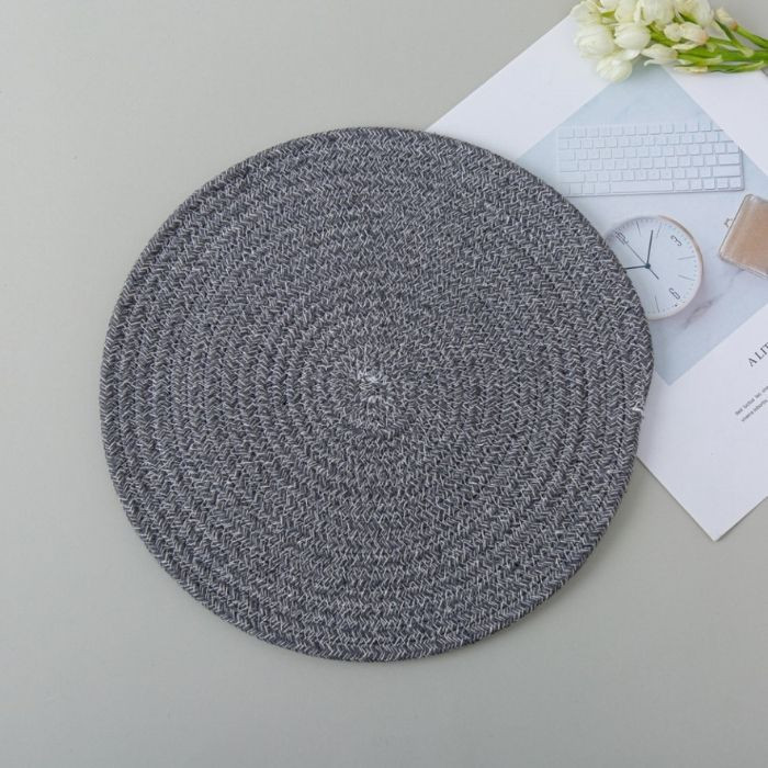 Набір серветок під тарілку Графіт 2 шт