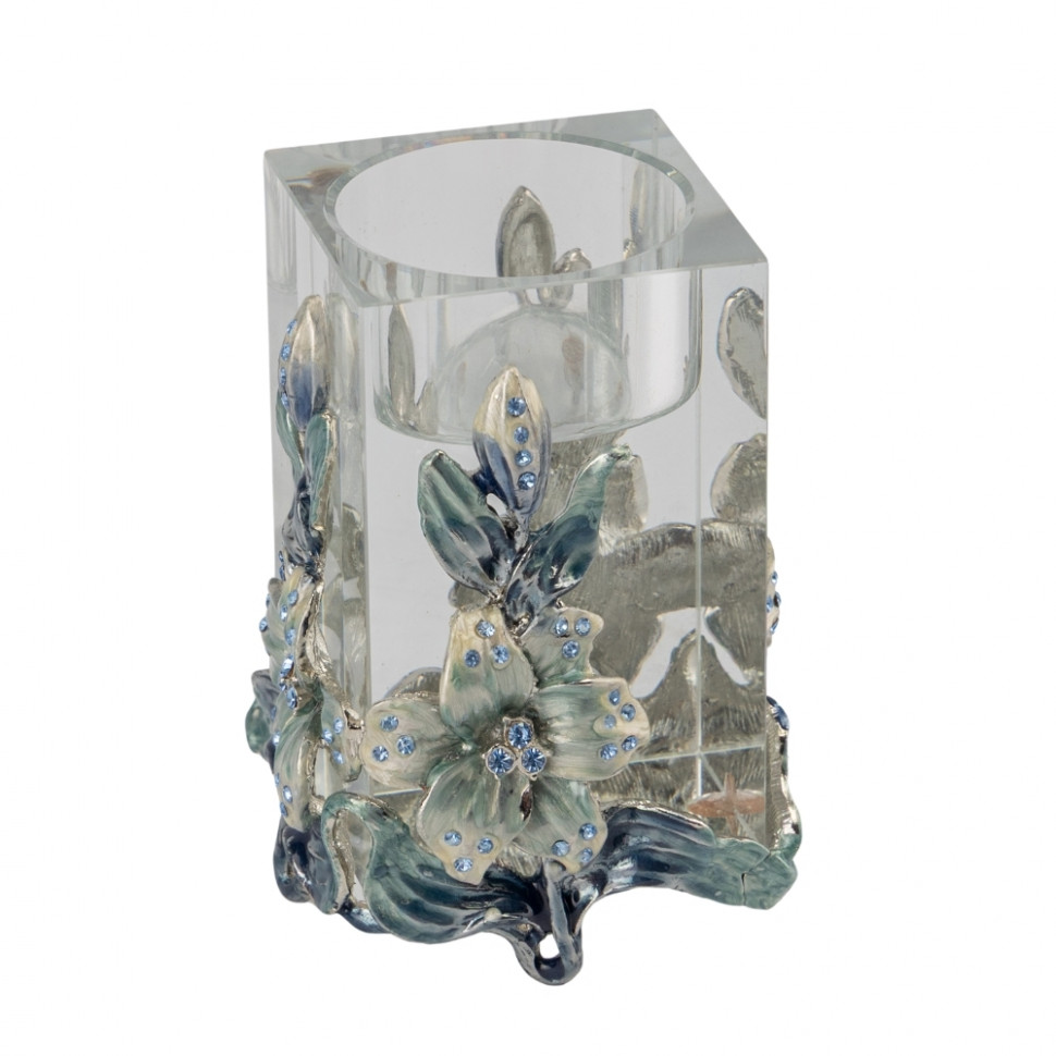 Підсвічник Silver flowers