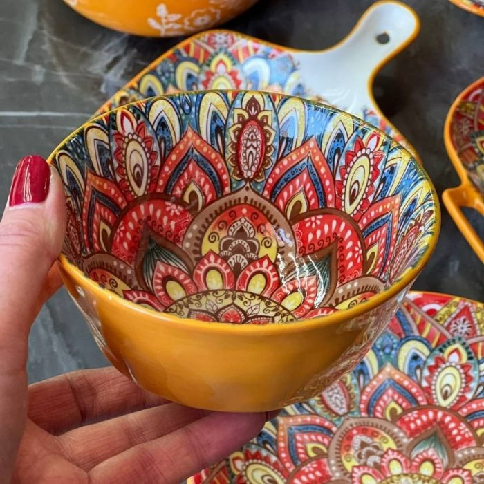 Салатник Painted yellow 300 мл