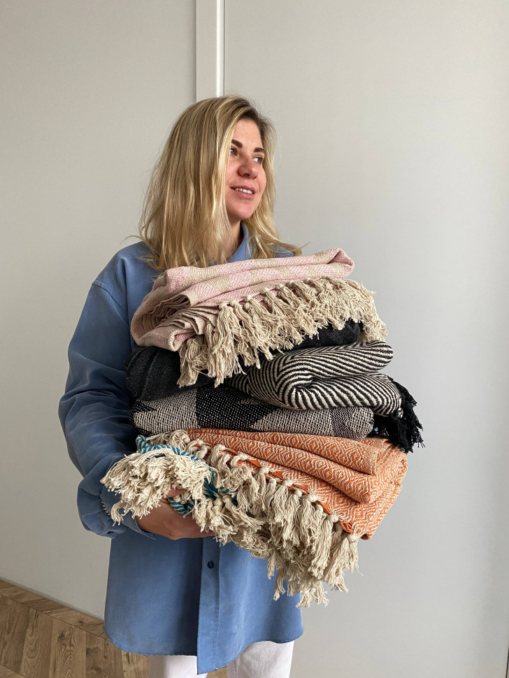 Пляжный коврик из переработанного хлопка Pecan