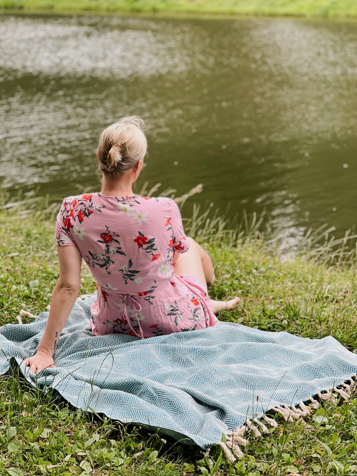 Пляжный коврик из переработанного хлопка Pecan