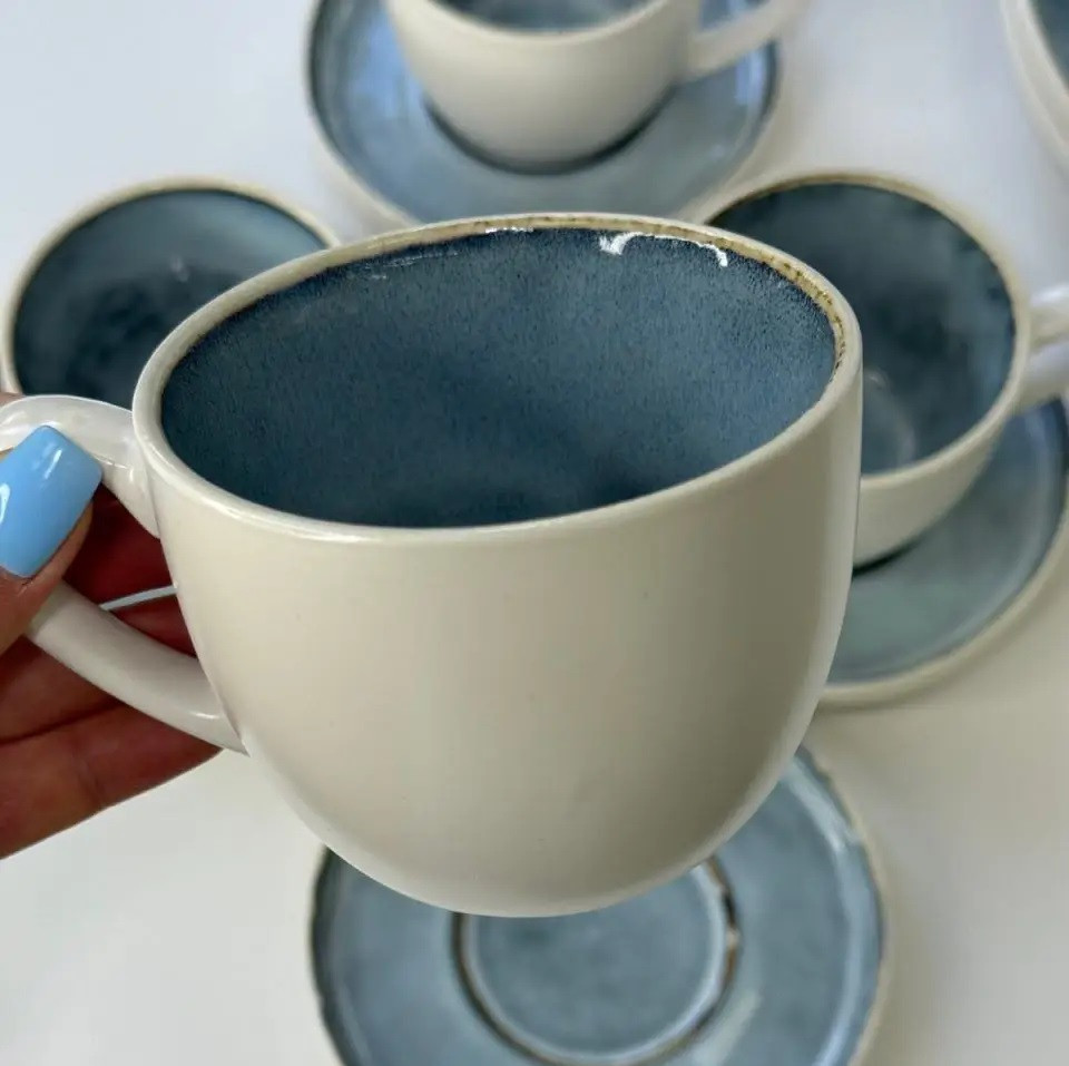 Набір 4 чашки + 4 блюдця Symphony 300 мл