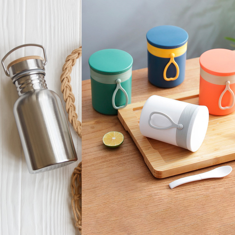 Ланч бокс для супа и бутылка для воды Lunch Set