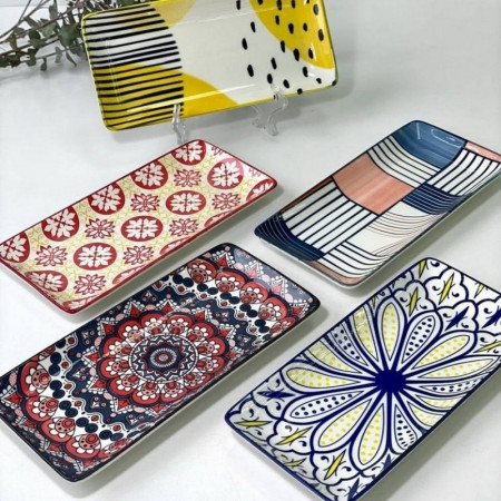 Тарелка прямоугольная Тригорье