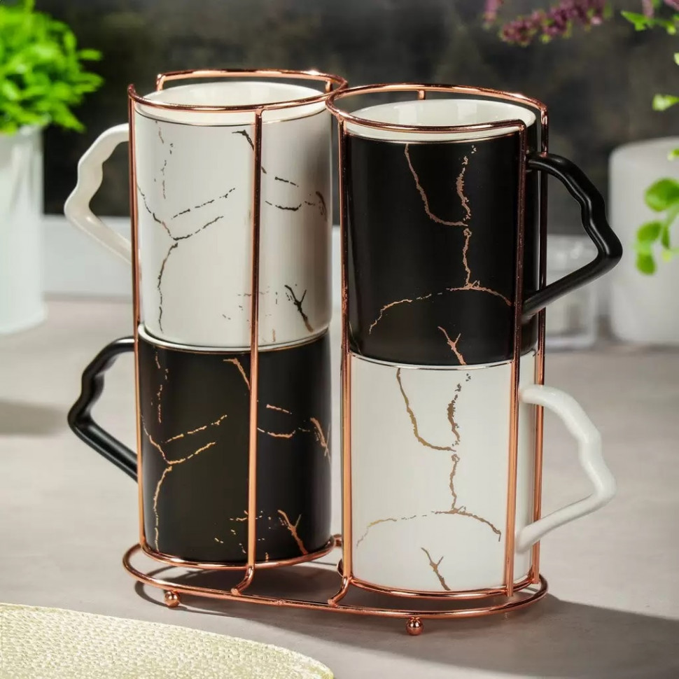 Набір кружок Marble 380 мл