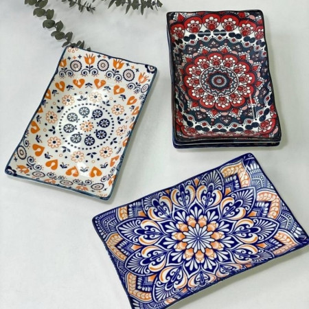 Тарелка прямоугольная Тригорье III