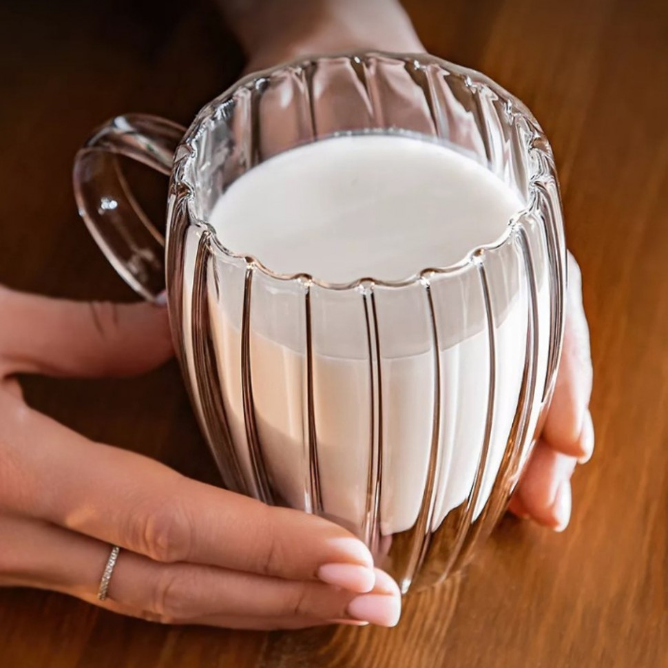 Стеклянная кружка с двойной стенкой Glacial (450 мл)