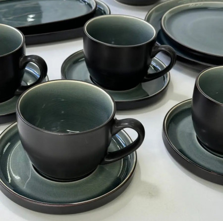 Набір 4 чашки + 4 блюдця Novel 300 мл