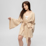 Кимоно Pretty из муслина короткое бежевое