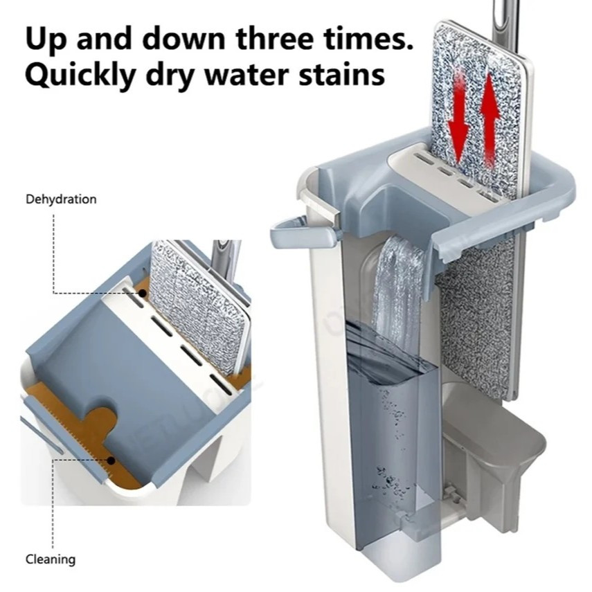 Швабра и ведро Scratch Cleaning Mop