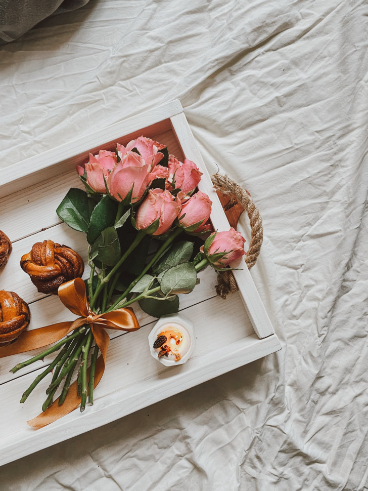 Дерев'яний піднос White moon