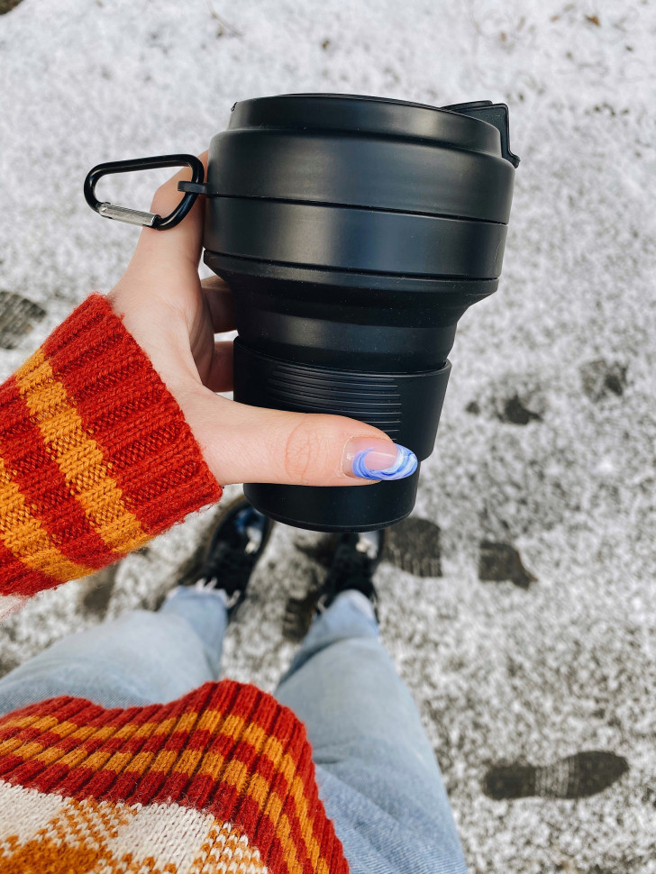 Складная кружка Cortado black