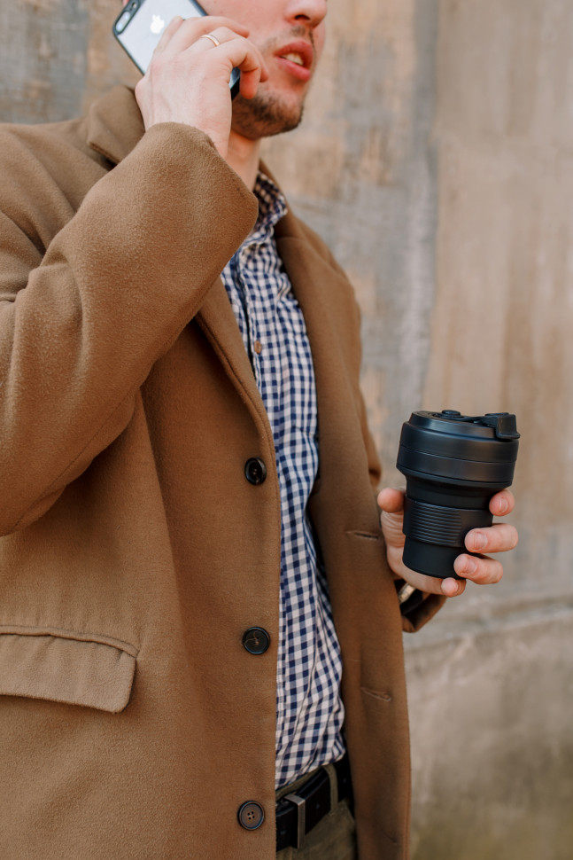 Складная кружка Cortado black