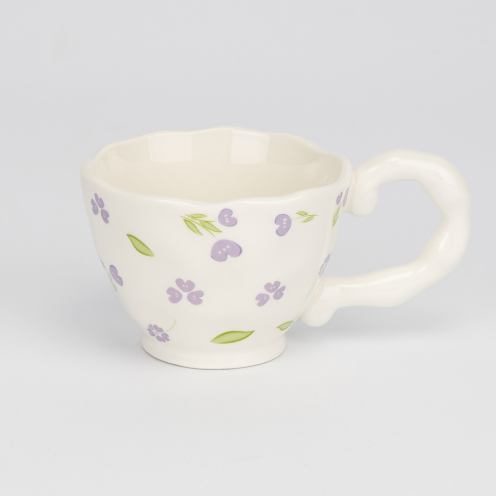 Чашка з блюдцем Violet tenderness 150 мл