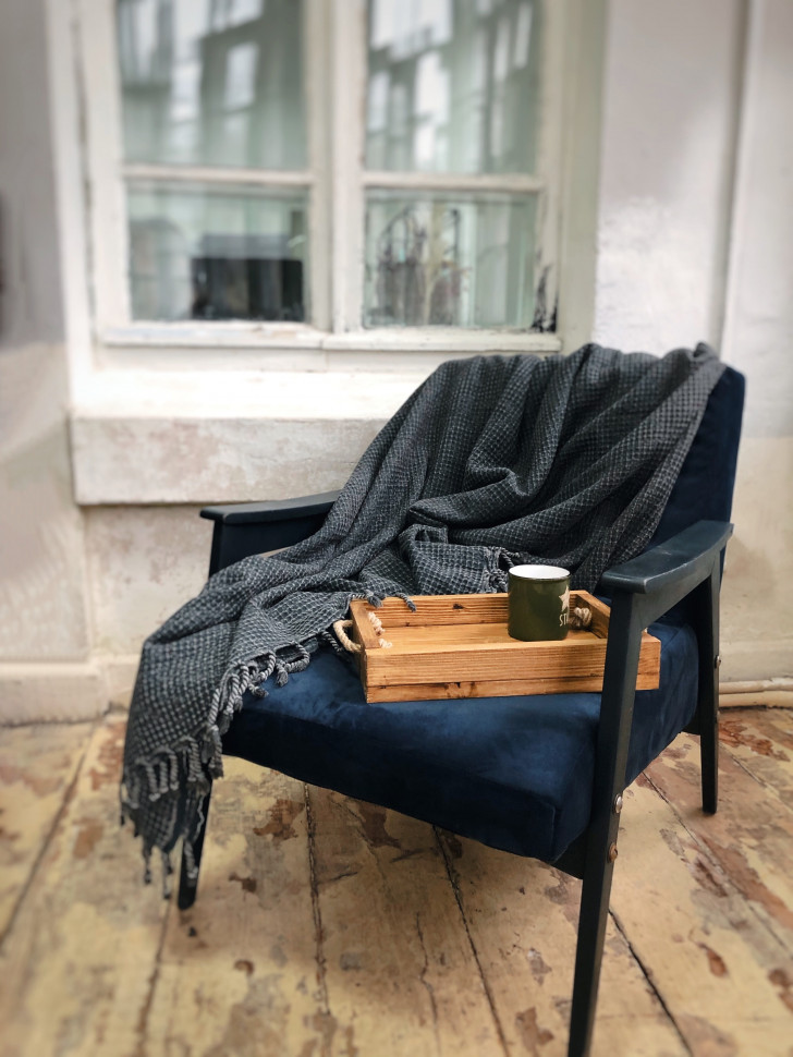 Хлопковое покрывало Waffle